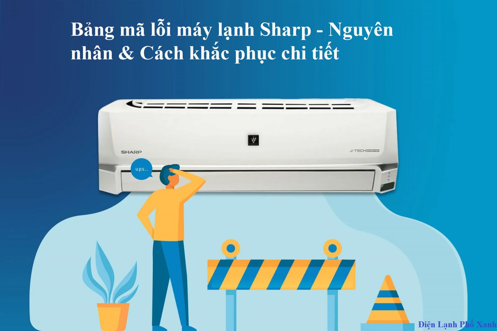 ma loi may lanh Sharp