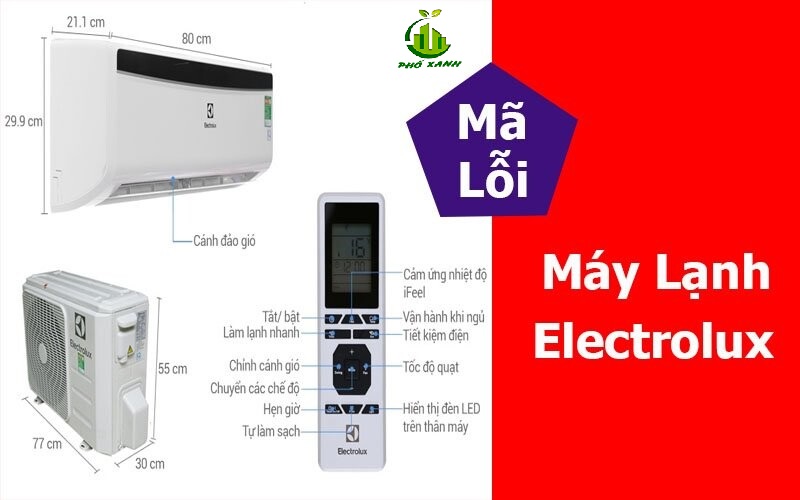 Tổng hợp chi tiết mã lỗi máy lạnh Electrolux thường gặp