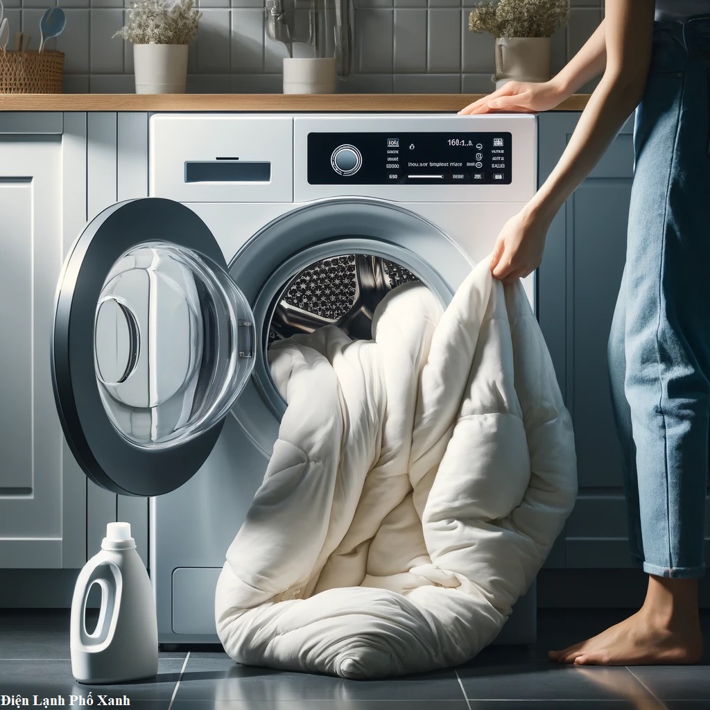 máy giặt 10kg có giặt được chăn không Điện lạnh Phố Xanh