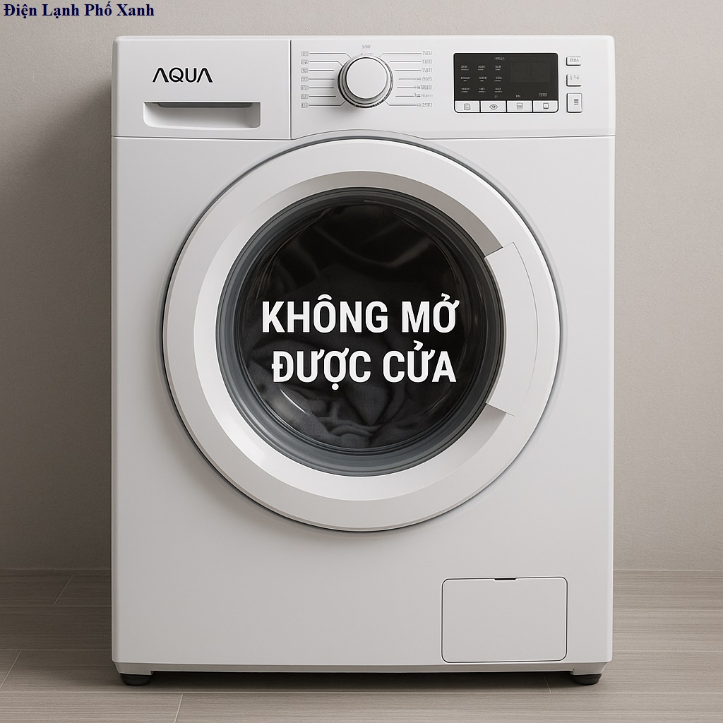 máy giặt aqua không mở được cửa Điện lạnh Phố Xanh