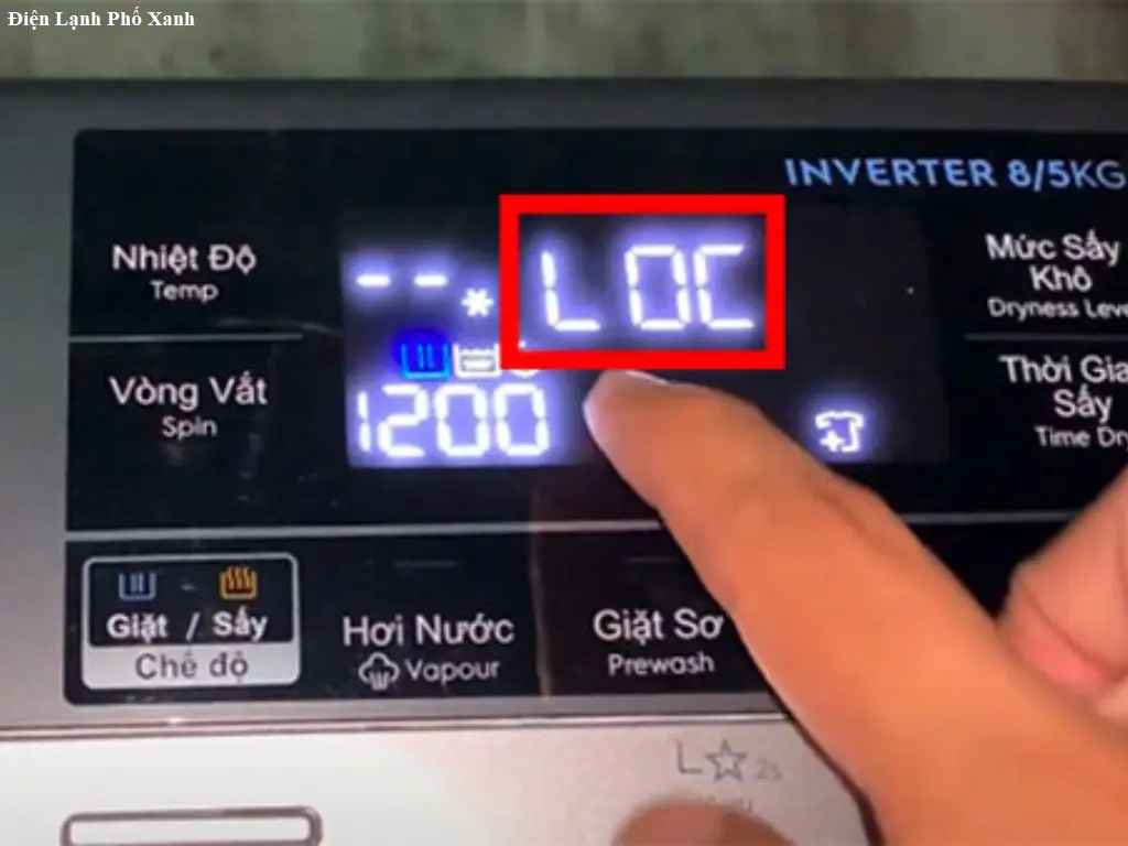máy giặt electrolux báo lỗi loc Điện Lạnh Phố Xanh
