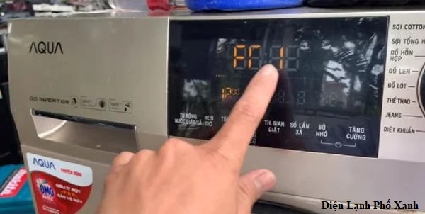 Máy giặt Aqua báo lỗi FC1