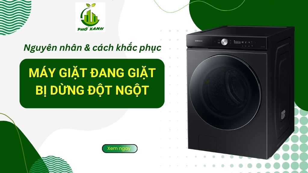 Máy giặt tự dừng