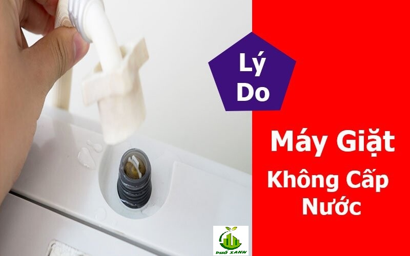 Cách khắc phục máy giặt bị lỗi không cấp nước