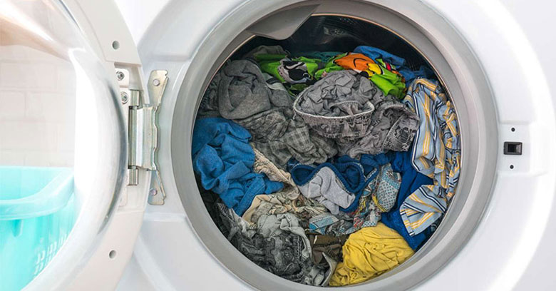 Máy giặt LG sấy không khô do bị quá tải