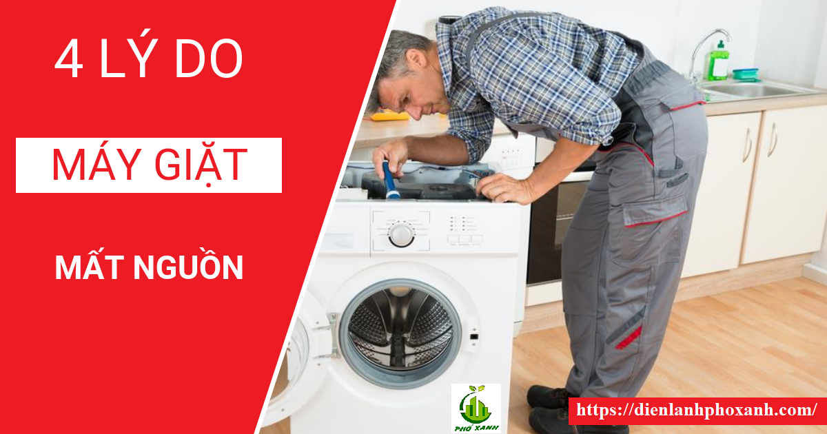 4 Lý do khiến máy giặt không lên nguồn