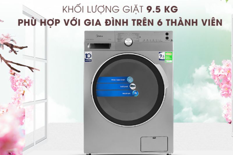 máy giặt midea cửa ngang