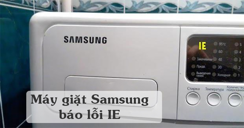 Lỗi 1C máy giặt Samsung: Nguyên nhân & Cách khắc phục hiệu quả | Điện Lạnh Phố Xanh