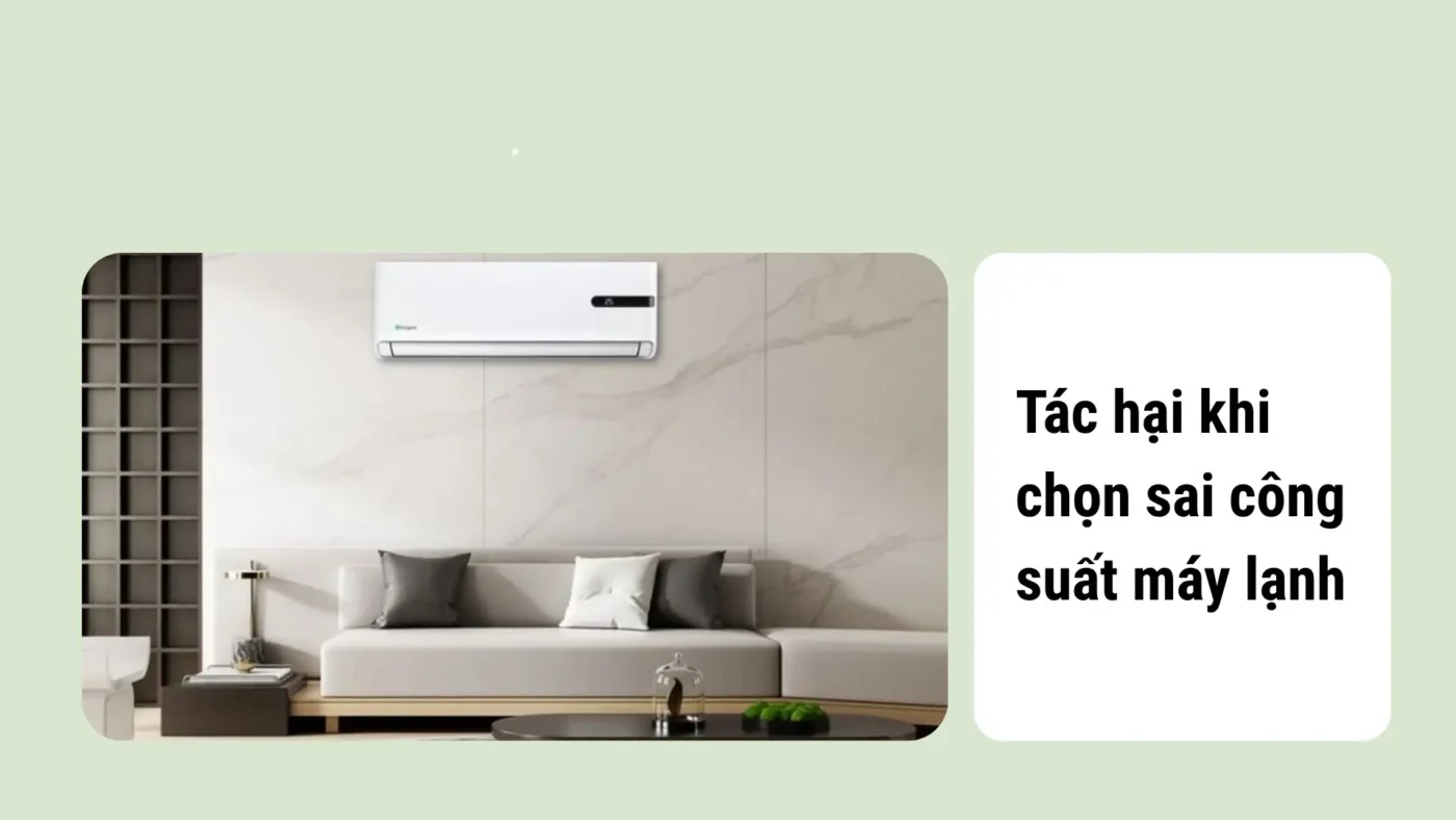 Máy lạnh 1.5 HP cho phòng bao nhiêu m2 là phù hợp?