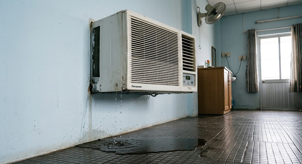 Máy lạnh chảy nước - Nguyên nhân và cách sửa