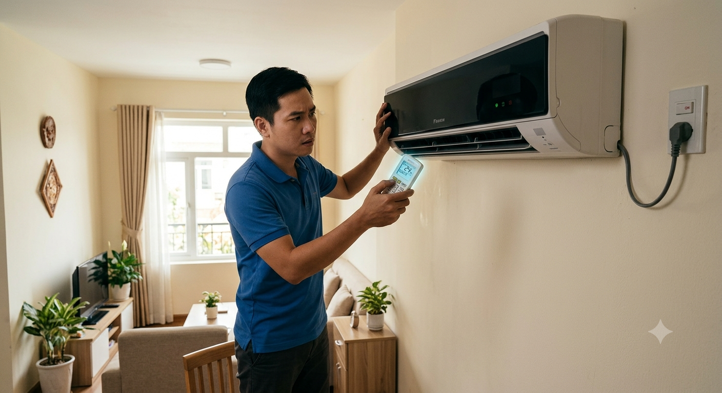 Máy lạnh không lên nguồn - Nguyên nhân và cách xử lý