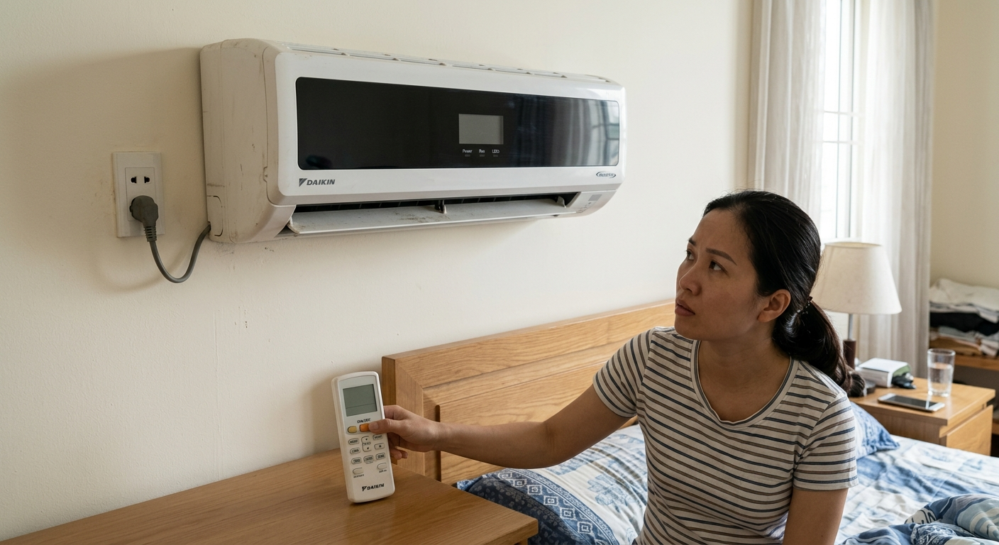 Máy lạnh không lên nguồn - Nguyên nhân và cách xử lý
