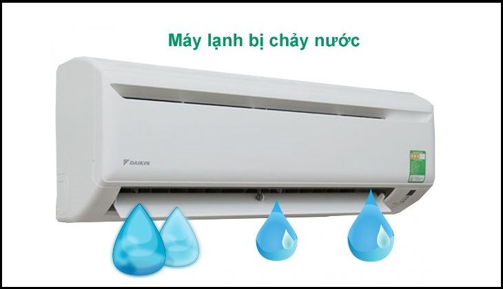 Tình trạng máy lạnh chảy nước kéo dài có thể gây hư hỏng nặng