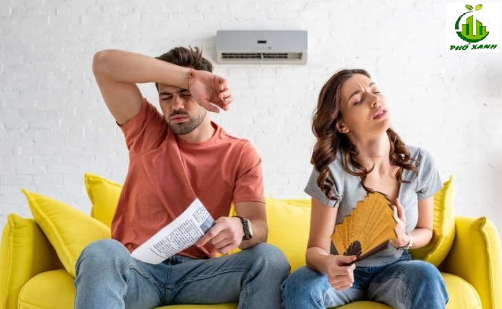 Máy lạnh chạy lúc mạnh lúc yếu sẽ tiêu hao nhiều điện năng mà vẫn làm mát kém hiệu quả