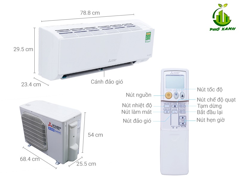 Máy Lạnh Mitsubishi
