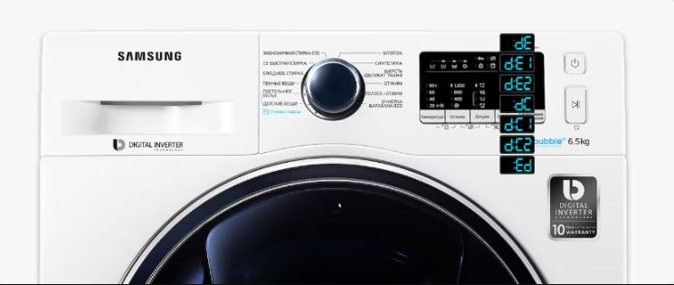 máy giặt Samsung bị lỗi thời gian 6