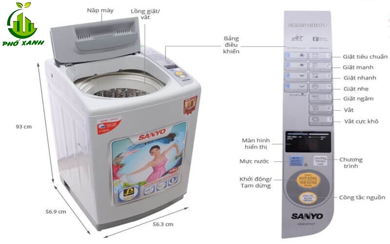 Máy giặt Sanyo