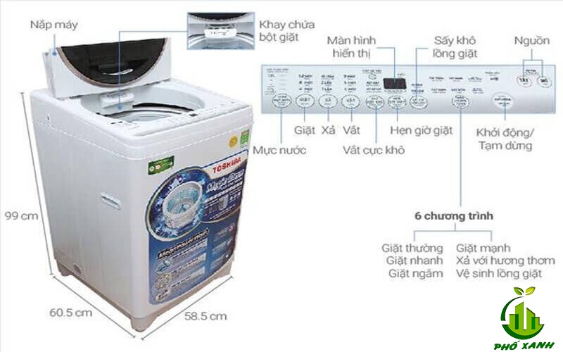 Máy giặt Toshiba