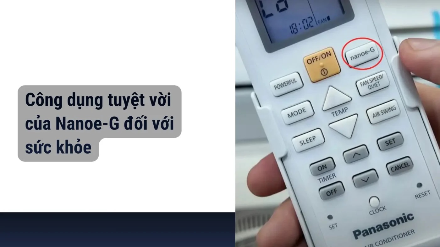 Công dụng tuyệt vời của Nanoe-G đối với sức khỏe