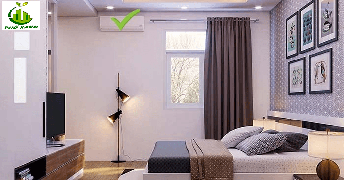 Những vị trí không nên lắp đặt máy lạnh trong phòng