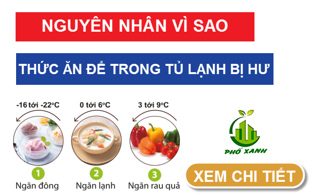 Nguyên nhân thức ăn để trong tủ lạnh bị hư hỏng?