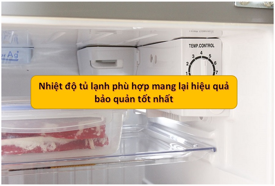 Nên điều chỉnh nhiệt độ ngăn mát tủ lạnh bao nhiêu độ để tiết kiệm điện?