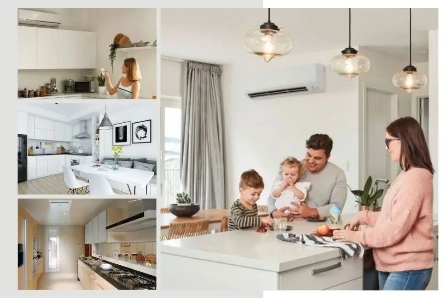 Những vị trí trong bếp không nên lắp điều hoà