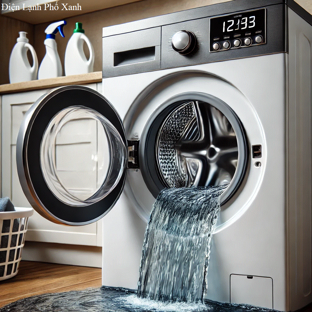 Nước vào máy giặt yếu 