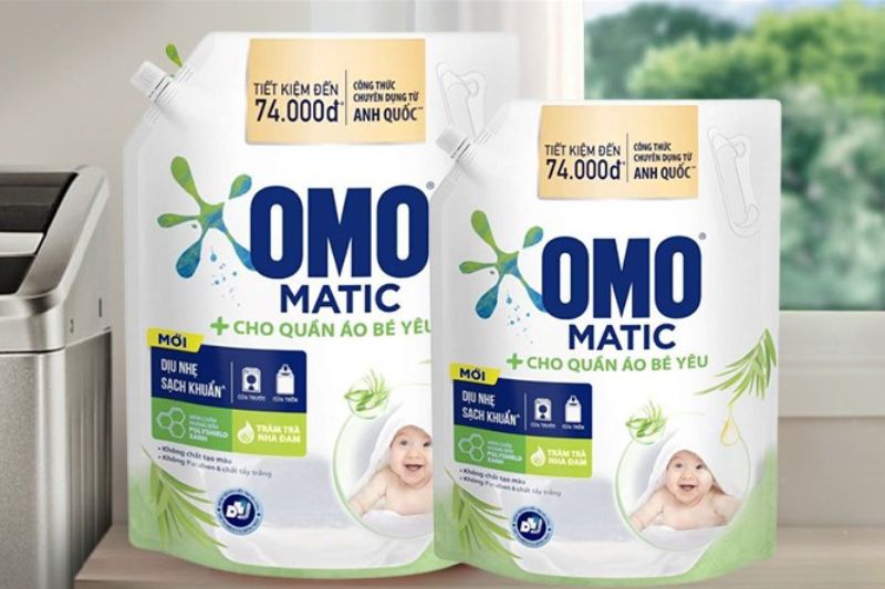 nước xả omo