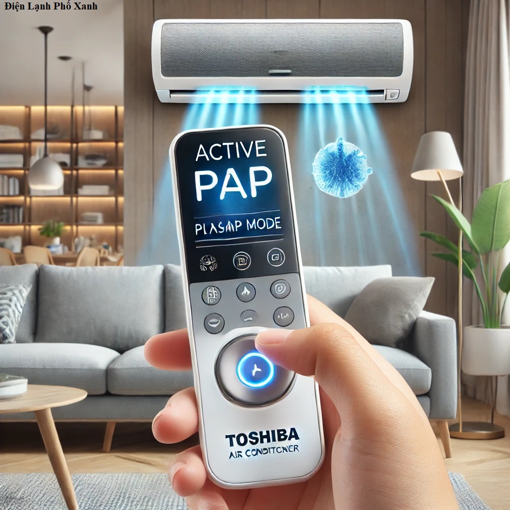nút pap trên remote máy lạnh toshiba Điện lạnh Phố Xanh