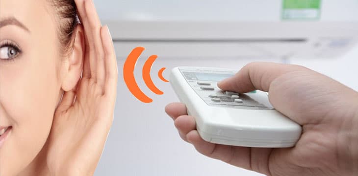 remote máy lạnh có tiếng bíp 