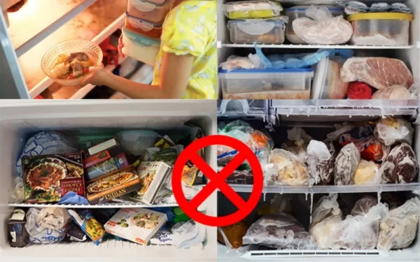 Tủ lạnh quá nhiều đồ