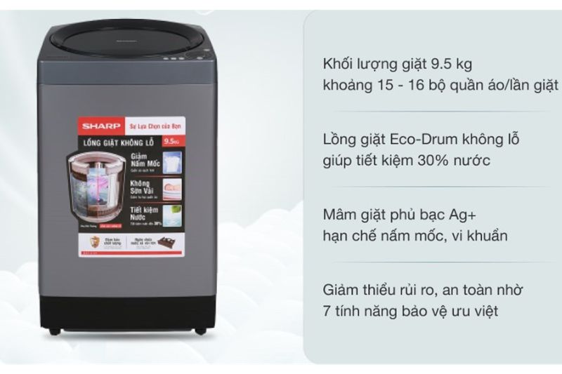 sharp lồng đứng