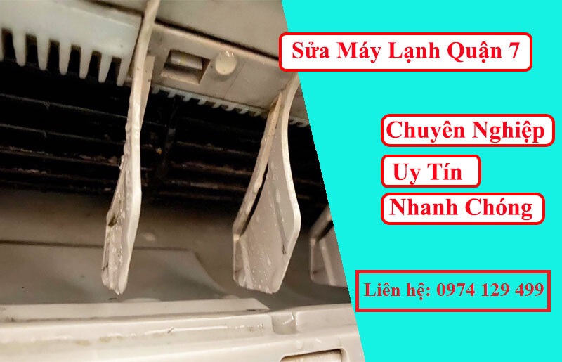 Sửa máy lạnh chảy nước Quận 7