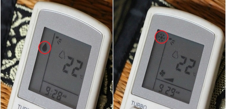 So sánh chế độ dry và cool ở trên điều hòa Điện lạnh Phố Xanh