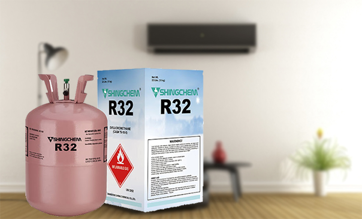 Gas R32 là loại gas điều hoà mới nhất và được sử dụng phổ biến nhất hiện nay