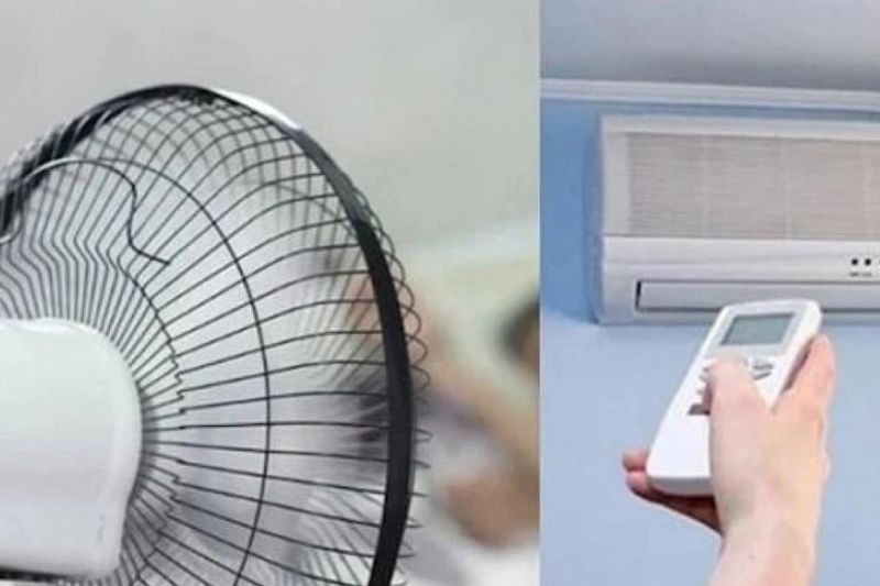 sử dụng quạt điện