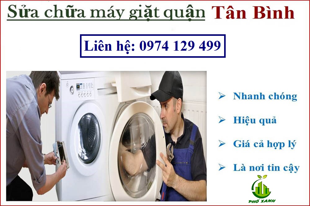 Sửa máy giặt quận Tân Bình - Điện Lạnh Phố Xanh