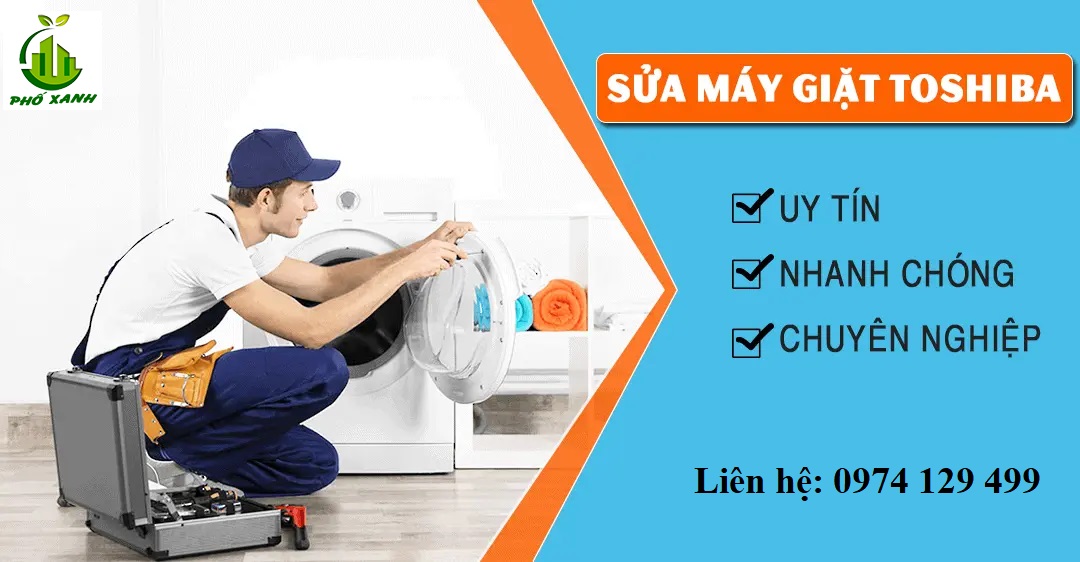 Sửa máy giặt Toshiba tại nhà