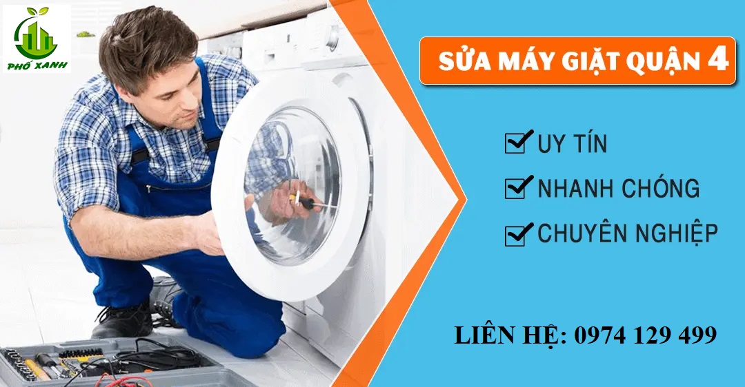 Dịch vụ sửa máy giặt tại nhà Quận 4