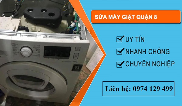 Sửa máy giặt tại nhà quận 8