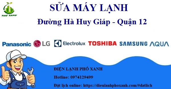 sửa máy lạnh đường Hà Huy Giáp