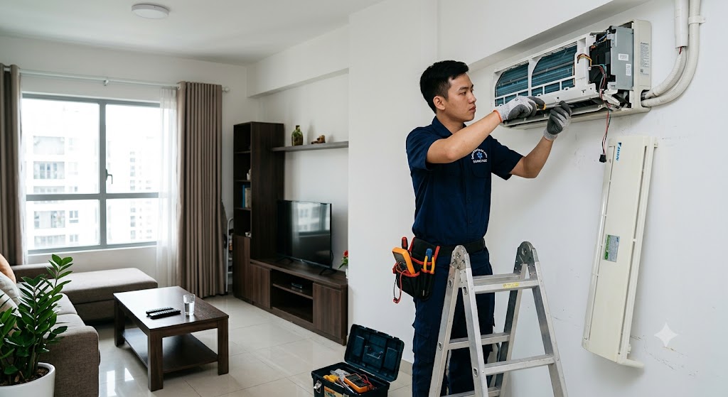 Sửa máy lạnh tại nhà TPHCM uy tín, giá tốt