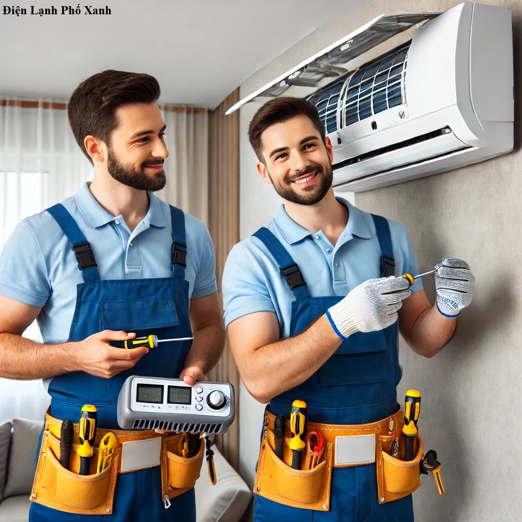 Sửa máy lạnh quận 9 - Điện lạnh Phố Xanh