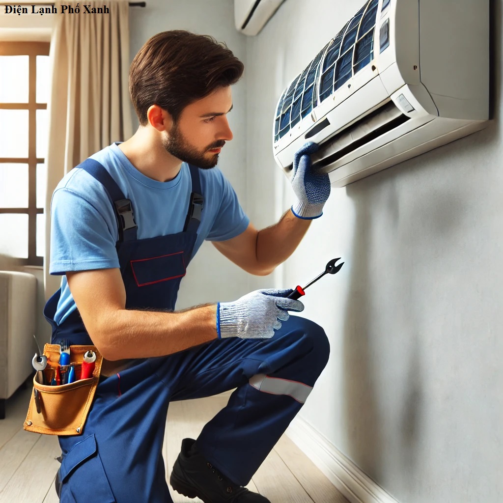 Sửa máy lạnh Hóc Môn - Điện lạnh Phố Xanh