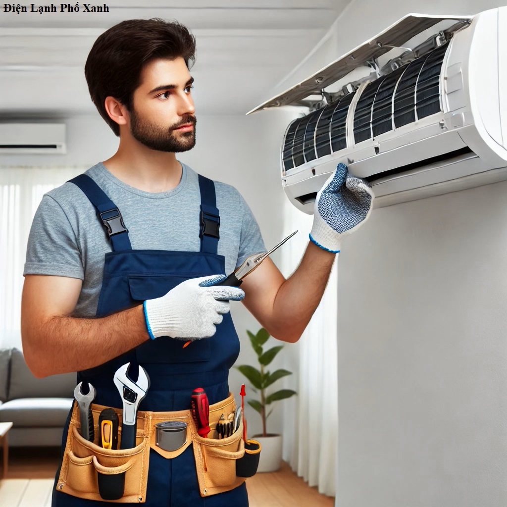Sửa máy lạnh quận 3 - Điện lạnh Phố Xanh