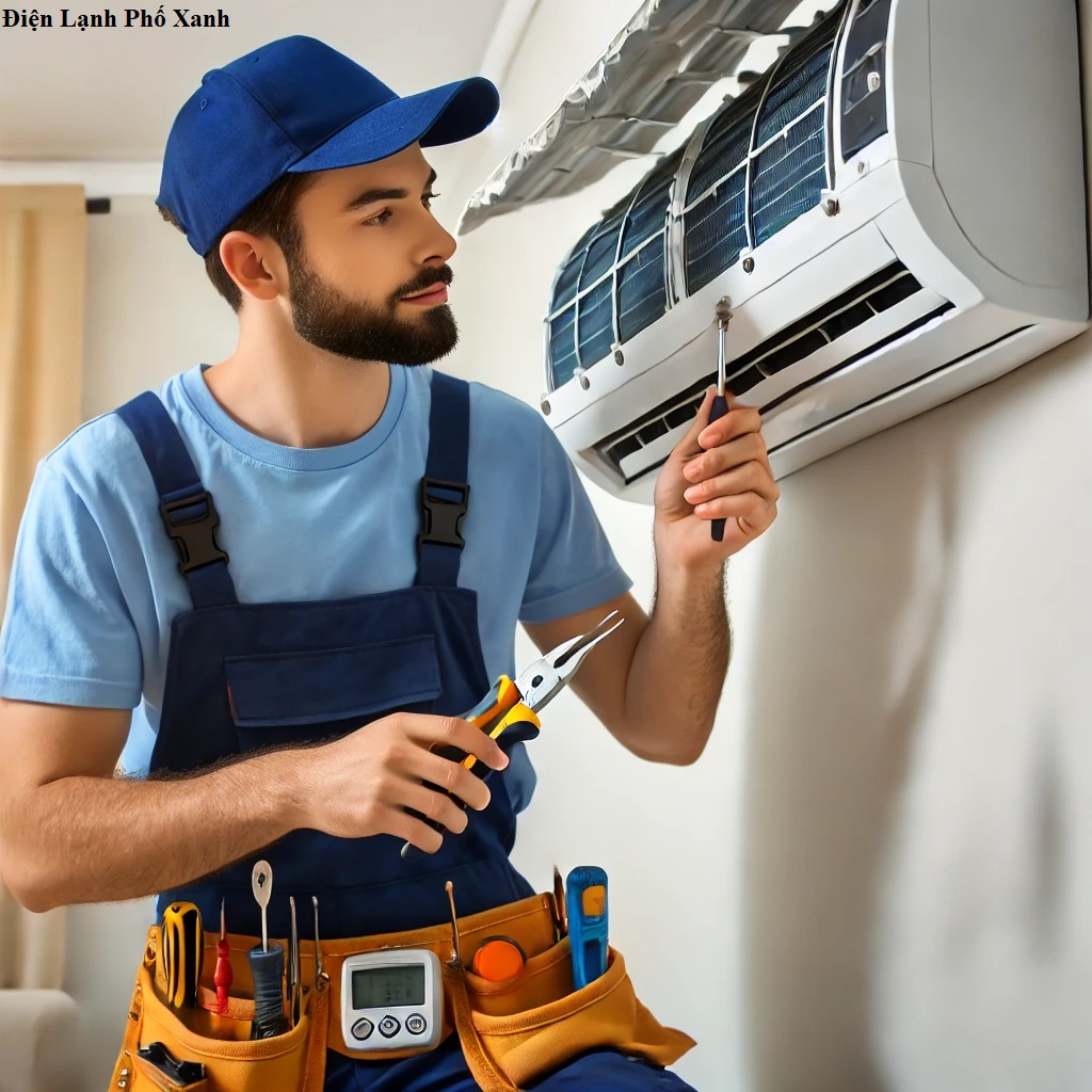 Sửa máy lạnh quận 6 - Điện lạnh Phố Xanh