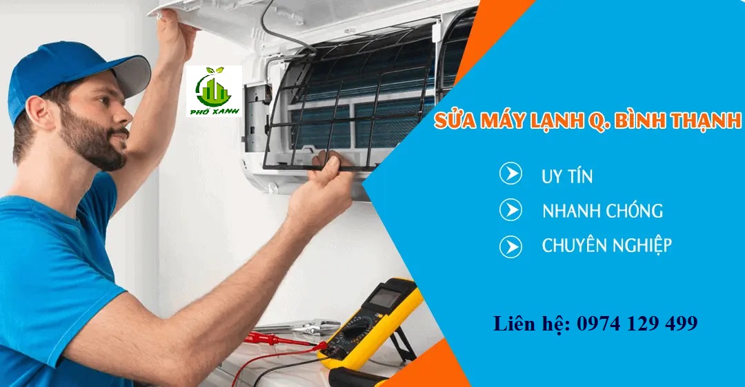 Sửa máy lạnh tại Đường D1,D2,D3,D4,D5 Quận Bình Thạnh