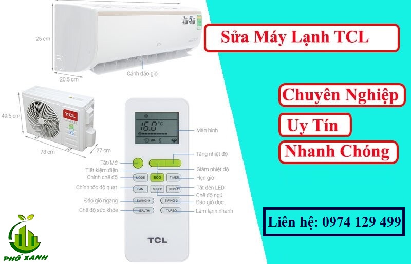 Sửa máy lạnh TCL tại nhà, giá rẻ