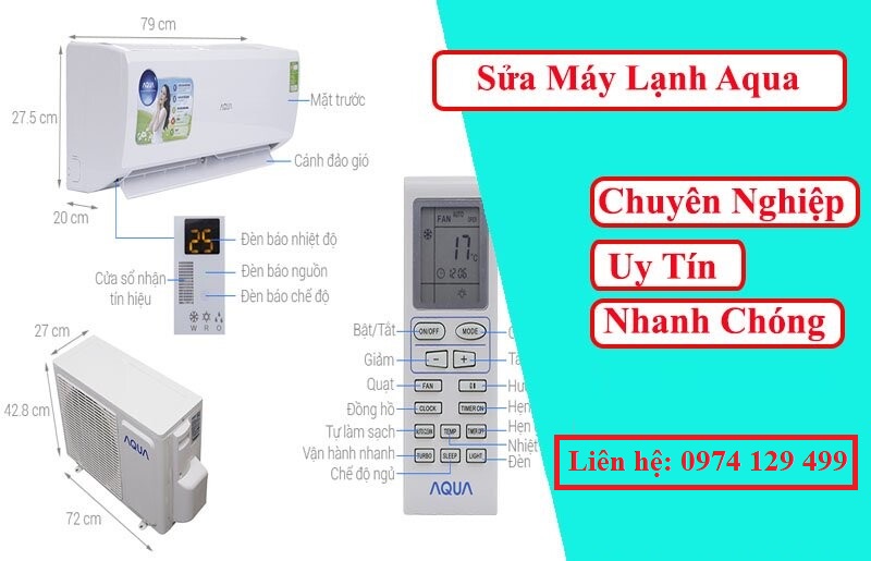 Dịch vụ sửa máy lạnh Aqua chuyên nghiệp TPHCM